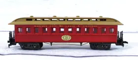 6237 Ahm Ho Scale Vintage Old Time Coach #6237 Kansas City St. Louis And Chicago