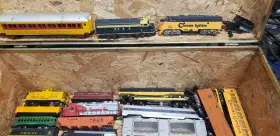 9661 American Flyer Lionel S Gauge Mixed Lot 30 1 64 Disney Santa Fe Trains