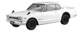 Aoshima Ao06590 Kpgc10 Skyline Ht 2000gt-2 1971 White 1 24 Scale Model Kit