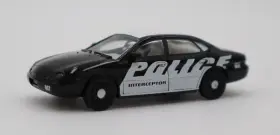 30000153 Atlas Model Railroad Company 840245263958 Ho - 1996 Ford Taurus Police Interceptor