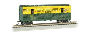 Bachmann 19703 40ft Animated Stock Car - Chicago And Northwestern With Horses Ho S