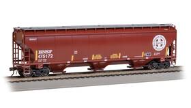 Bachmann 70636 Trains - Trinity 5161 3-bay Covered Hopper Bnsf #475172 Circle Cr