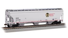 Bachmann 70637 Trains - Trinity 5161 3-bay Covered Hopper Canadian Pacific #12172