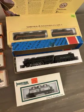 Mrc280 Bachmann Arnold Rapido Industrial Rail Atlas Model Power N Gauge Mixed Lot Locomotives Cars Track