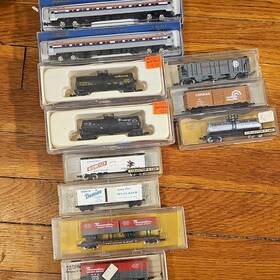 Bachmann Atlas Model Power Con-cor Micro-trains 42020 Vintage N Scale Rolling Stock Lot 11 Cars Alas Micro-trains Offers Ok