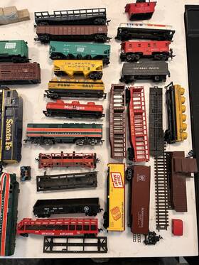 Bachmann Lionel Atlas 382572 Ho 1 87 Mixed Train Lot 47pc Santa Fe Gandy Dancer