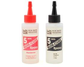 Bob Smith Industries Bsi201 Quik-cure 5-minute Two Part Clear Epoxy 4 1/2o 201