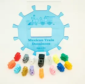 Rgs2418 Chh Mexican Train Center Piece With Accessories Up To 12 Players