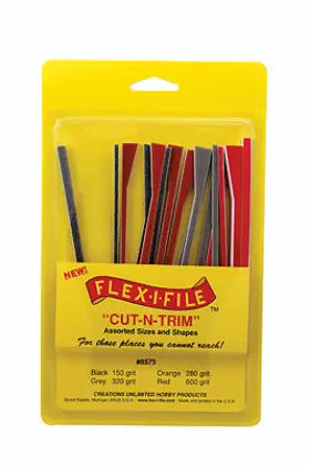 232-8575 Creations Unlimited Flexi-i-file Cut-n-trim Sanding Tapes Assorted Sizes And 8575