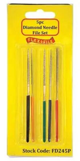 Creations Unlimited 232-fd245p Diamond File 5-piece Set Fd245p