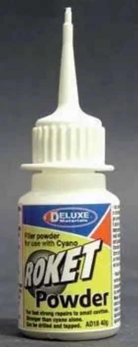 Dlmad18 Deluxe Materials Roket Powder Ca Filler 1.4oz 40g Ad18