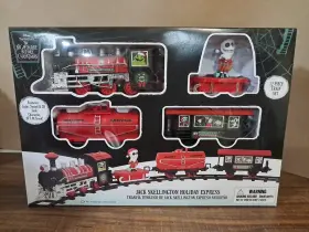 Disney 193849078658 Nightmare Before Christmas Jack Skellington Holiday 12 Piece Train Set