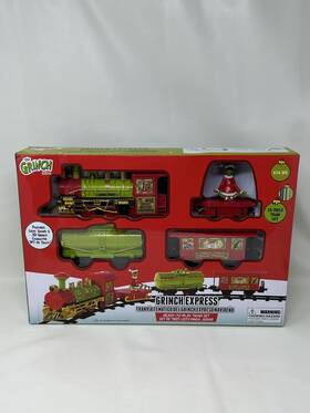 Dr. Seuss A20806 Dr. The Grinch Christmas Holiday Express Play Train Set 12pc New