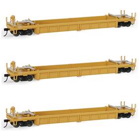 Evemodel C8749 Ho Scale 40ft Well Car 1 87 Concave Bottom Flat Wagon