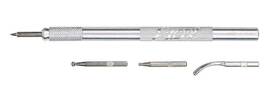 Excel Tools Exl30605 Aluminum Handle Burnishing Set Carded Comes With 4 Interchangeab 30605