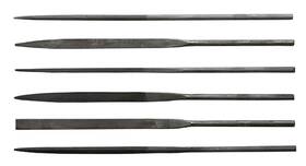 Excel Tools Exl55667 5 1/2in Long Cut #2 Needle Files 6 Assorted Set Carded 55667