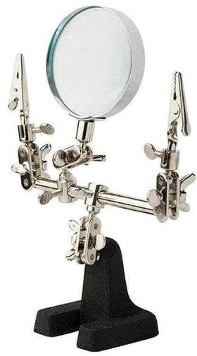 Excel Tools Exl55675 Double Clip Extra Hands With Magnifier Carded 55675
