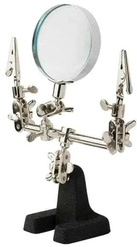 Exl55675 Excel Tools Double Clip Extra Hands With Magnifier Carded 55675