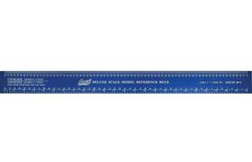 Excel Tools Exl55779 Scale Model Rulers Deluxe Reference Rule 12in Bl 55779