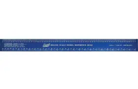Exl55779 Excel Tools Scale Model Rulers Deluxe Reference Rule 12in Bl 55779