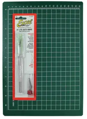 Exl90001 Excel Tools Precision Cutting Kit Carded With K1 Knife 90001