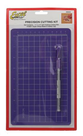 Excel Tools Exl90003 Precision Cutting Kit Carded Miniature Set With K1 Knife 90003