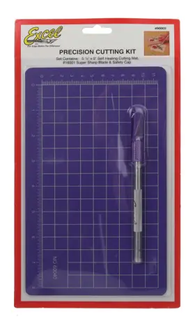 Exl90003 Excel Tools Precision Cutting Kit Carded Miniature Set With K1 Knife 90003