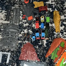 Dgf62 Fisher-price Thomas And Friends Trackmaster Dragon Escape Complete With Extra Trains Cars