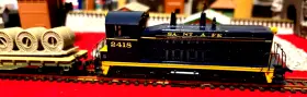 96280 Ho Scale Santa Fe 2418 6 Cars 36x54 Brass Track Transformer
