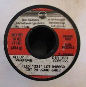 Kester 24-6040-6403 Soldier One Pound Spool