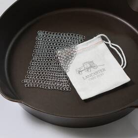 Lancaster Cast Iron Acc-086 Chainmail Scrubber For Cleaning Cookware - 4 Inch X Made In The Usa