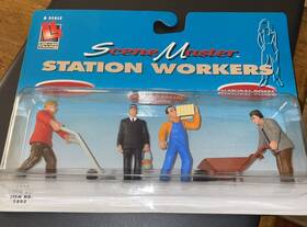Life-like 077071016728 Life-like O Scale Scene Master City People 4 Station Workers G