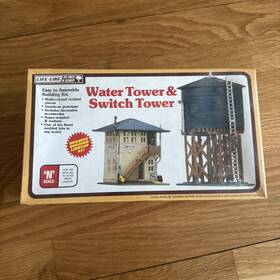 Life-like 077071074094 Nisb N Scale Water Tower And Switch Set Life-like # 7409 New