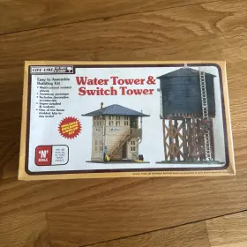 Life-like 077071074094 Nisb N Scale Water Tower And Switch Set # 7409 New Life-like 077071074094 Nisb N Scale Water Tower And Switch Set # 7409 New