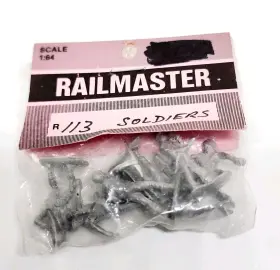 R-113 Railmaster Exports S Scale #r113 Die Cast Figures 1 64 6- Sodiers Nip