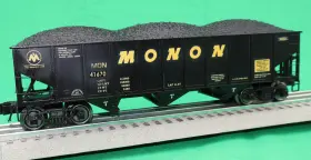 Rmt-66260 Ready Made Trains 818636013307 - 70 Ton 3-bay Coal Hopper Car Inch Monon With Load