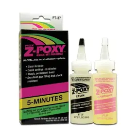5-minute Robart Rob37 Z-poxy Zap Epoxy 4oz 114ml Pt37