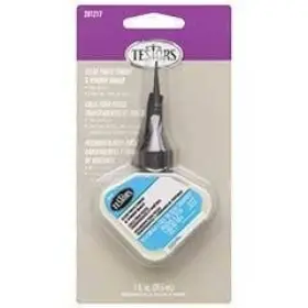 Tes281217 Testors Clear Styrene Parts Cement Carded 1oz 29.6ml 281217