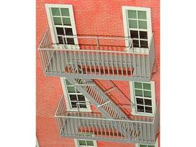 Tichy Train Group 029300020433 O Fire Escape 1set