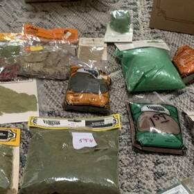 Verlinden Productions 0435-001 Mixed Lot Diorama Scenery Camouflage Netting Tree Trunks