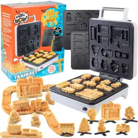 C21.00 Waffle Wow Ccp 6015 Train Set Maker Build Track And Cargo Car Shaped Mini Waffles ̵