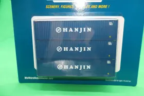949-18201 Walthers 616374218486 Ho - Scenemaster 40ft Hi Cube Corrugated Container Inch Hanjin