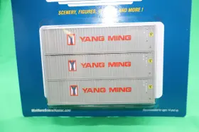 949-18205 Walthers 616374218523 Ho - Scenemaster 40ft Hi Cube Corrugated Container Inch Yang