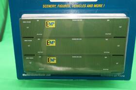 Walthers 616374218554 Ho 949-18502 - Scenemaster 53ft Corrugated Container Inch Emp 3 Pack