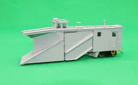 920-110038 Walthers 616374219162 Ho - Proto Russell Snowplow Inch Unlettered Mow Gray