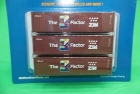 Walthers 616374221271 Ho 949-18257 - Scenemaster 40ft Hi Cube Corrugated Container 3 Pack