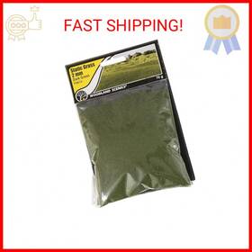 Woodland Scenics 724771006138 Static Grass 2mm -dark Green -fs613