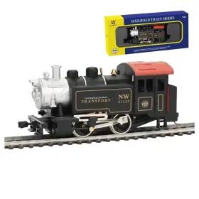 96100 Ylutex Ho Scale 0-4-0 Powered Steam Locomotive 12v Metal Wheelsets Factory Instal