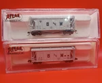 Boston Maine B&m #5813 #5810 (2) Hoppers Gatx Airslide Atlas Scale New. Price: $17.82.