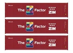 Walthers Scenemaster 949-18257 Ho 40' Corr Container 3-PACK Zim New. Price: $37.99.
